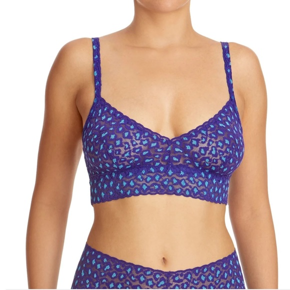 Hanky Panky Cross-Dyed Leopard Retro Bralette - Picture 2 of 14